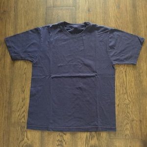 Plain navy blue T-shirt